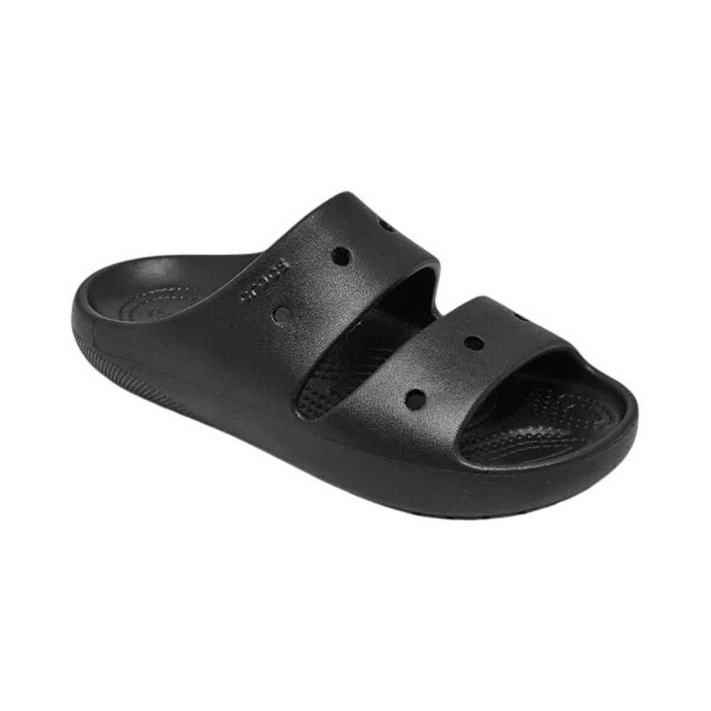 Crocs Black Double Strap Sandals Little Boy Size 13c Slip On Casual Comfort Shoe